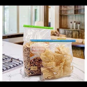 NEW 24pc Food bag sealer assorted colors